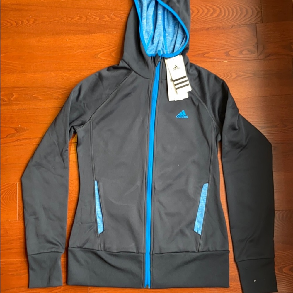 Adidas zip up hoodie NEW